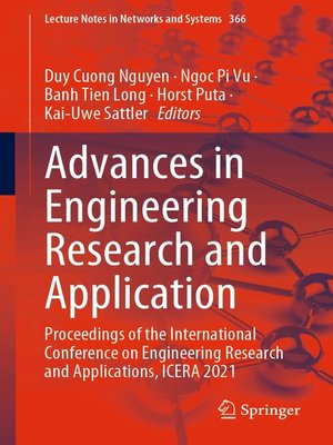 cover image of Advances in Engineering Research and Application